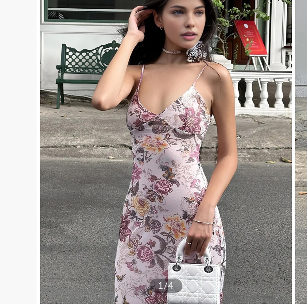 COPY - Floral dress size small, tags attached